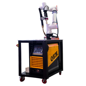 Collaborative robot welding workstation